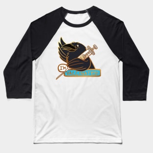 I'm Vaccinated! Covid Corvid Baseball T-Shirt